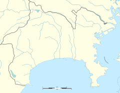 Ga Hirama trên bản đồ Kanagawa