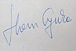 Signature de Gyula Horn