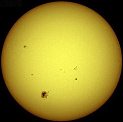 Billede af solen den 7. juni, 1992 (NASA)