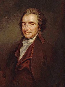 Thomas Paine, en un cuadro d'Auguste Millière.