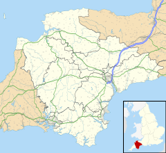 Tiverton is located in Devon