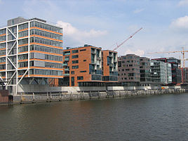 Нови објекти на Сандторкај, кој е дел од Хафен Сити