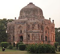The Shish Gumbad, a tomb from the Lodhi dynasty built between 1489 and 1517 CE.[21]