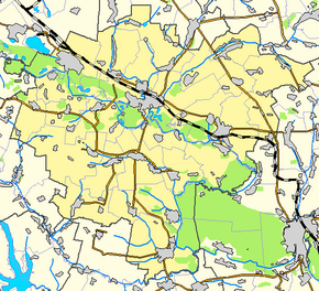 Теплянка. Карта розташування: Балаклійський район