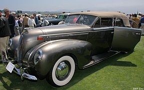 1938 Lincoln Model K Convertible Sedan (body by LeBaron)