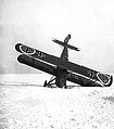 A crash landed Slovak Avia B-534. During the Polish campaign and the ‘Phoney War’ period, Slovak aircraft carried dual roundels