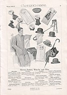 ਅਸਲੀ ਅੰਗਰੇਜ਼ੀ ਦੇ ਨਾਲ ਜਰਮਨ ਇਸ਼ਤਿਹਾਰ "Schlafanzüge (Pyjamas)", 1910