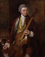 Besteci Carl Friedrich Abel "Viola da Gamba" calgisyla (yak. 1765)