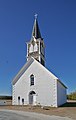 St. Olaf Kirke, constructed in 1884, in Cranfills Gap, Texas.