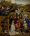 Robert Campin, Geboorte van Christus, ca. 1420-1430, Dijon, Musée des Beaux-Arts de Dijon