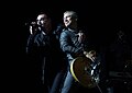 Bono und Adam Clayton während eines Auftritts 2009 in Toronto
