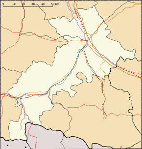 Сен-Сюльпис-сюр-Лез на карте