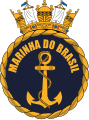 A naval crown in the coat of arms of the Brazilian Navy