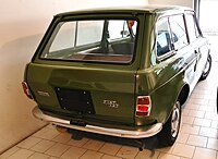 Fiat 127 Coriasco Familiare, rear