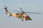 Um helicóptero UH-60 jordaniano.