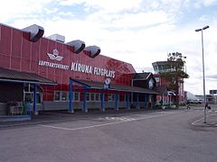 Kiruna Airport, terminal land side