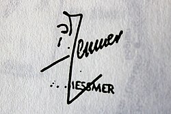 Pierre Messmer aláírása