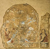 Shiva with Trisula. Penjikent 7th–8th century CE. Hermitage Museum