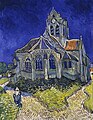 Gereja di Auvers karya Vincent van Gogh, tahun 1890, koleksi Musée d'Orsay, Paris