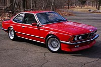 1985 BMW M635CSi with stock BBS RS007 wheels.