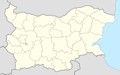 Mapa konturowa Bułgarii