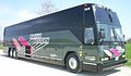 A 56-passenger Prevost coach in Canada