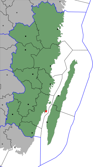 A Região Kalmar e as suas comunas (municípios)