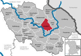 Kaart van Langdorf