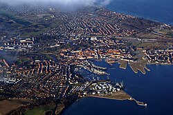 Aerial view of Vyborg