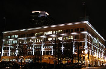 The former Galleria and Olds, Wortman and King Department Store