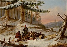 鹿狩り (1854/1864) オンタリオ美術館