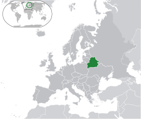 Vendndodhja e Bjellorusisë