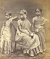 Image 21Tamil girls dressed in traditional attire, ca. 1870, Tamil Nadu, India. (from Tamils)