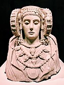 Dama di Elche (pietra calcarea, iberica , IV secolo a.C.)