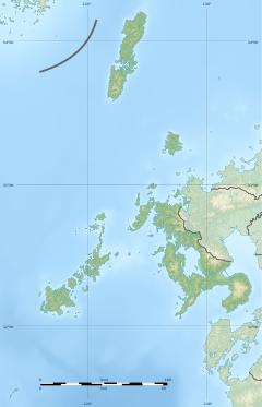 赤島の位置（長崎県内）