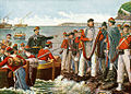 Garibaldi landet am 11. Mai 1860 bei Marsala