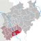 Lage des Rhein-Sieg-Kreises in Nordrhein-Westfalen