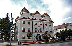Das Rathaus von Gänserndorf
