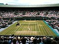 Image 26First played in 1877, the Wimbledon Championships is the oldest tennis tournament in the world. (from Culture of England)