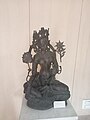 Statue of Tara on throne