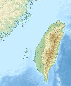 Cherta de localisazion: Taiwan