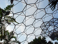 The hexagonal structure looking from the inside