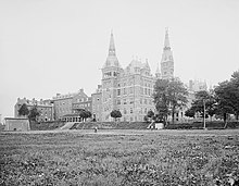 Georgetown University campus in 1904