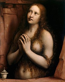 Magdalena Penitente (início dos anos 1500) por Giampietrino