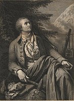 호레이스-베네틱트 드 소시르 - 1796년 생투르가 초상화가 그려진 이후 샤를 시몽 파라디어가 제작한 판화.[24]