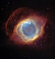 Nebulosa de la Hélice, localizada en la constelación de Acuario, a 680 años luz de la Tierra. Por la NASA.