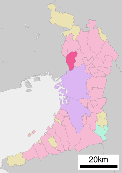 Location of Toyonaka