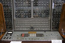 Gray, complex control panel