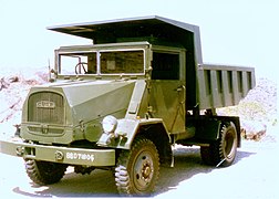 Jabalpur Vehicle Factory (VFJ )'s Tipper on Shaktiman; India's first 3-way tipper was built on the Shaktiman platform