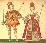 James I, King of Scotland 1406–1437, and his wife Joan Beaufort